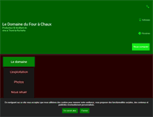 Tablet Screenshot of domaine-four-a-chaux.com